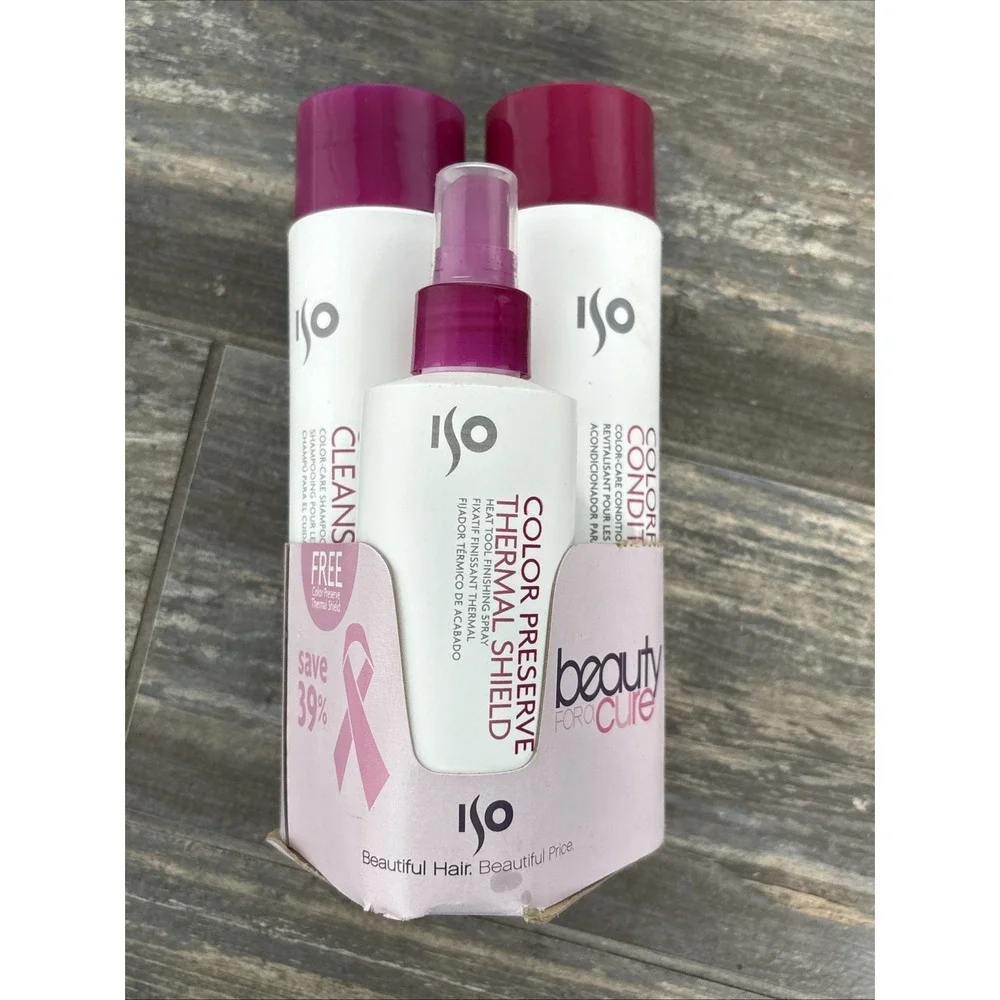 ISO Color Preserve Hair Care Cleanse Shampoo Conditioner 10.1oz‎ Thermal Shield